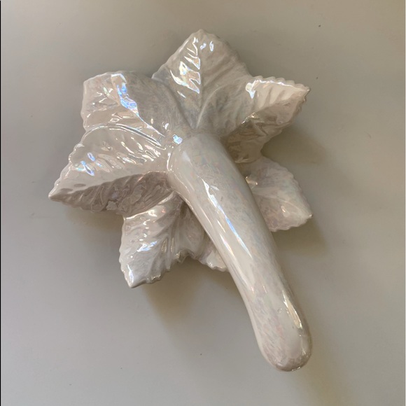 ❤️ Vintage Ceramic Lusterware Epergne Stem Vase - Picture 4 of 10